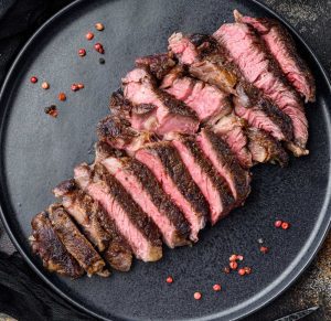 Sliced Beef Tenderloin with Demi Glacé