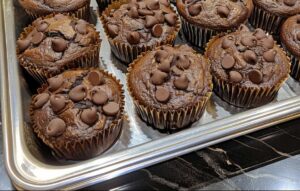 Muffins: Double Chocolate Chip