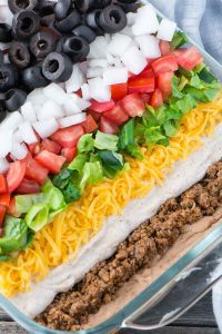 Five Layer Mexican Dip & Chips