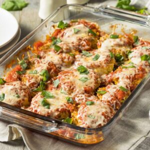 Eggplant Parmesan with Spaghetti Marinara Package