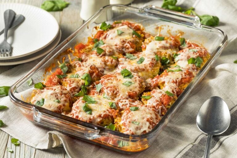 Eggplant Parmesan with Spaghetti Marinara Package