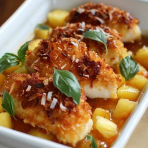 Coconut Crusted Chicken Tender