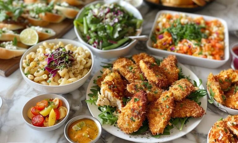 Coconut Crusted Chicken Tender w/ Mac n Cheese Package