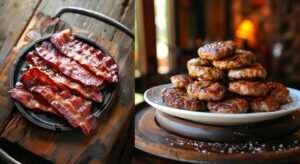 Applewood smoked Bacon / Sausage Patties