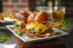 Kelli's Signature Sliders: Cheeseburger