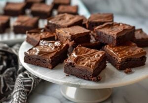 Brownies: Chocolate Ganache