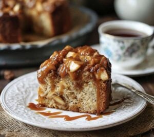 Caramel Apple coffee cake