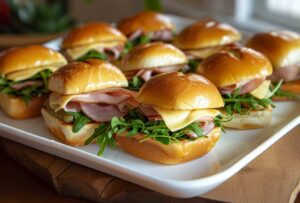 Kelli's Signature Sliders: Ham & Swiss