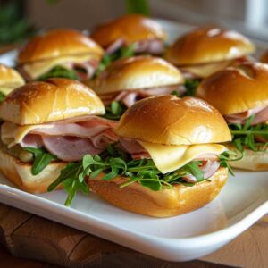 Kelli's Signature Sliders: Ham & Swiss