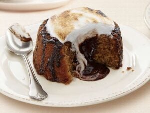 S’mores Chocolate Lava Cakes