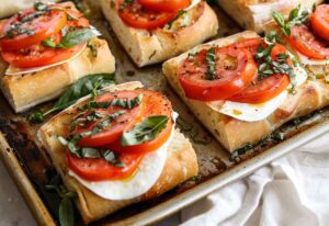 Tomato Caprese on Focaccia