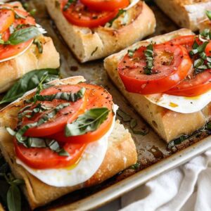 Tomato Caprese on Focaccia