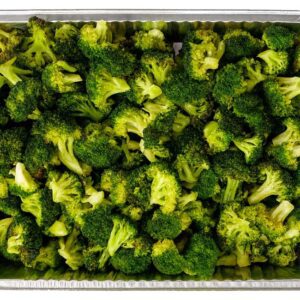 Freshly steamed broccoli