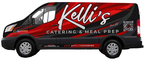 Kelli's Catering Service van